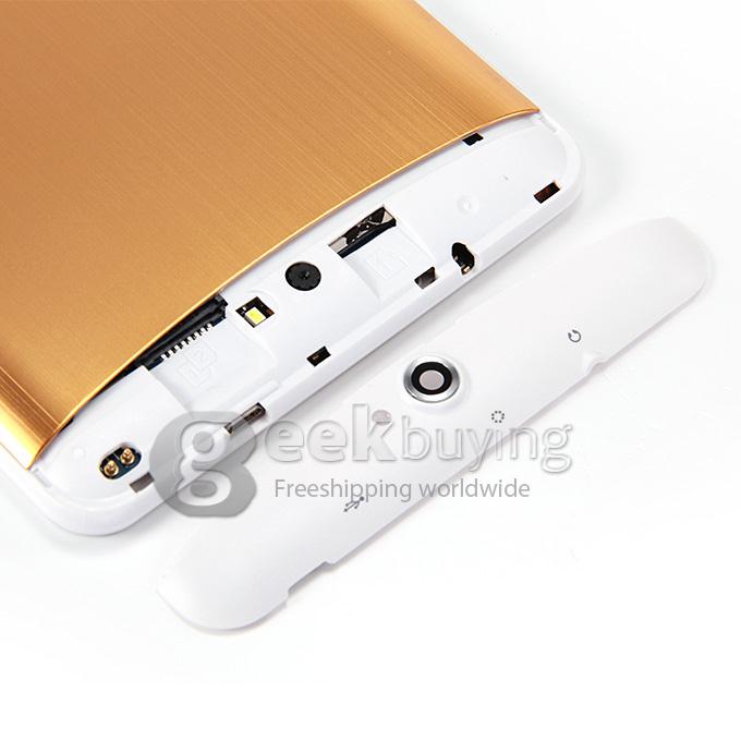 PX702 MTK8312 7 Inch 3G Phone Call Tablet PC Android 4.4 OS 4GB ROM GPS Bluetooth Phablet - Golden+White