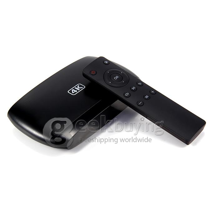CX-998C RK3288 Quad Core 1.8GHz Android 4.4 Mini TV Box HDMI 2.0 HDD Player 2G/16G 2.4G/5G WIFI DLNA XBMC Bluetooth 4.0 OTG Miracast - Black