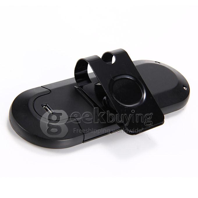 Universal Bluetooth V3.0 Wireless Handsfree Speaker Phone Speaker with Car Charger Kit - Black + Red