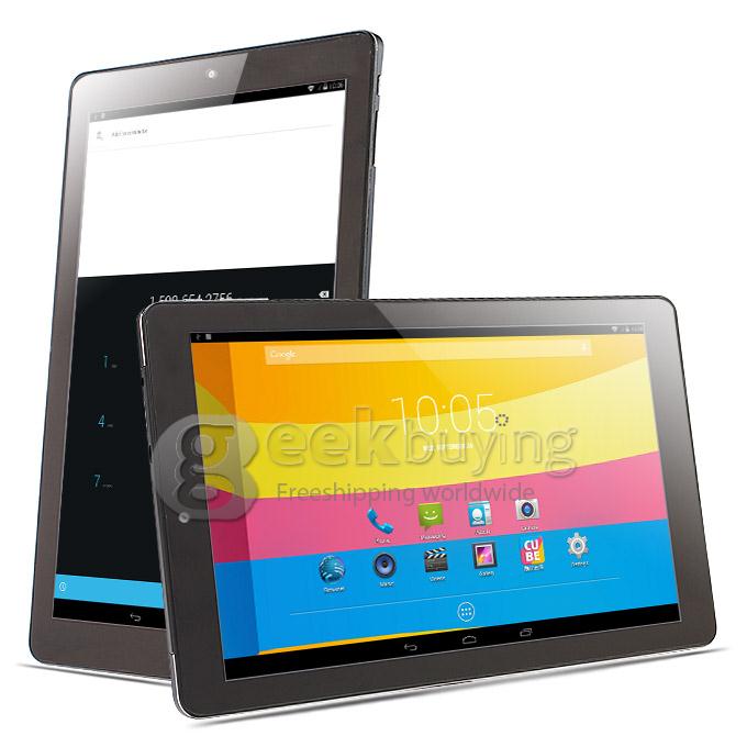 CUBE TALK10 U31GT MTK8382 Quad Core 10.1 Inch Tablet PC Android 4.4 OS IPS 1280*800 1GB RAM 16GB ROM 3G BT GPS - Blue
