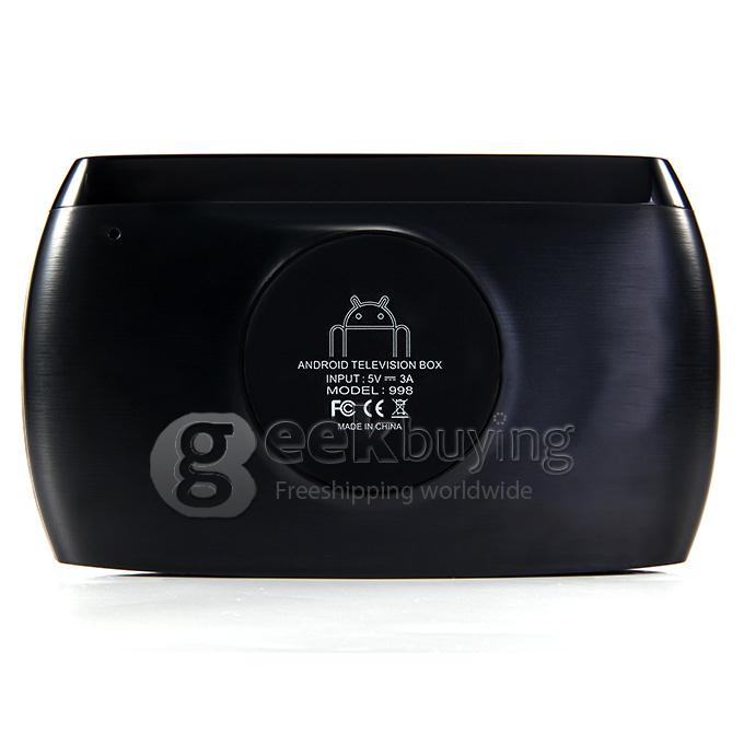 CX-998C RK3288 Quad Core 1.8GHz Android 4.4 Mini TV Box HDMI 2.0 HDD Player 2G/16G 2.4G/5G WIFI DLNA XBMC Bluetooth 4.0 OTG Miracast - Black