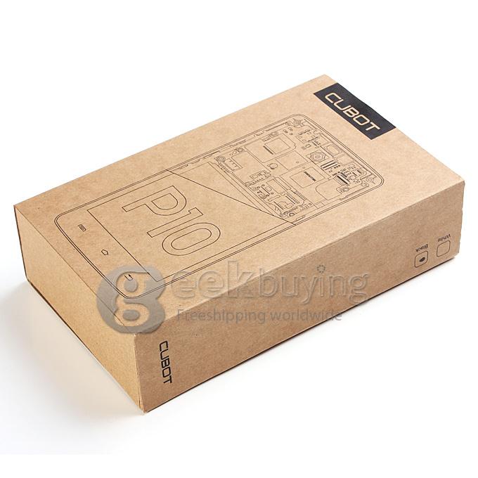 CUBOT P10 QHD Pixels MTK6572 Dual Core 1.3GHz 5.0 Inch Smartphone Android 4.2 OS 1GB RAM 8.0MP 3G GPS - White