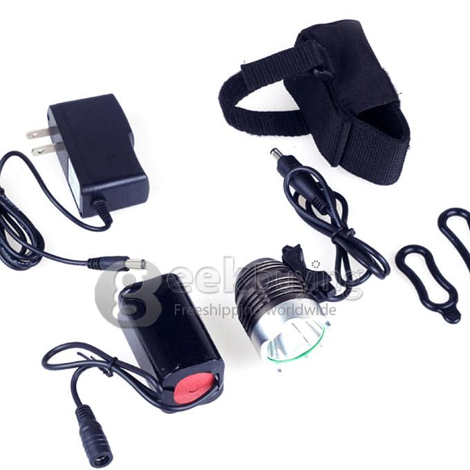 Dark Knight K1A Cree XML U2 1230LM Headlamp LED Flashlight Outdoor Bicycle Light