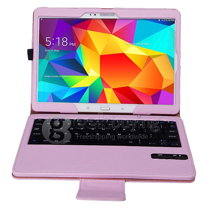 Removable Rechargeable Bluetooth Wireless Keyboard Case Cover For Samsung Galaxy Tab S 10.5