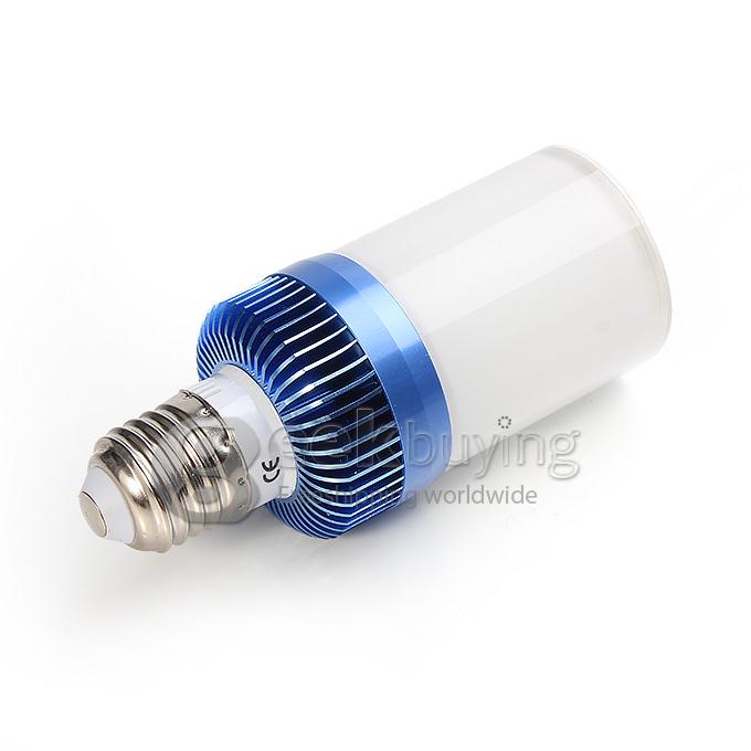 BB Speaker Wireless Bluetooth 4.0 E27 LED Light Lamp Bulb Speaker Music Playing Answer Call with Warm Light - Blue