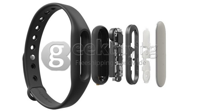 New Original Xiaomi IP67 Smart Bluetooth 4.0 Bracelet Sleep Monitor 30 Day Standby Support Smart Meter Step - Orange