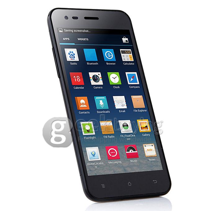 PHICOMM X100w 1280 x 720 Pixels MSM8625Q Quad Core 1.2GHz 4.7 Inch Smartphone 1GB RAM Android 4.1 HD 3G 8.0MP - Black