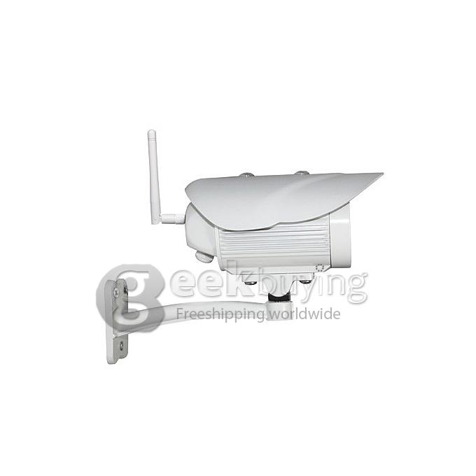 Outdoor Mini Wireless 1/4 Inch 0.3MP CMOS IP Camera Weatherproof with 18 IR LEDs