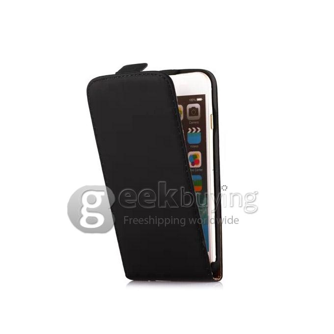 Brand New Luxury Flip Leather Cover High Quality PU Case for iPhone 6 - Black