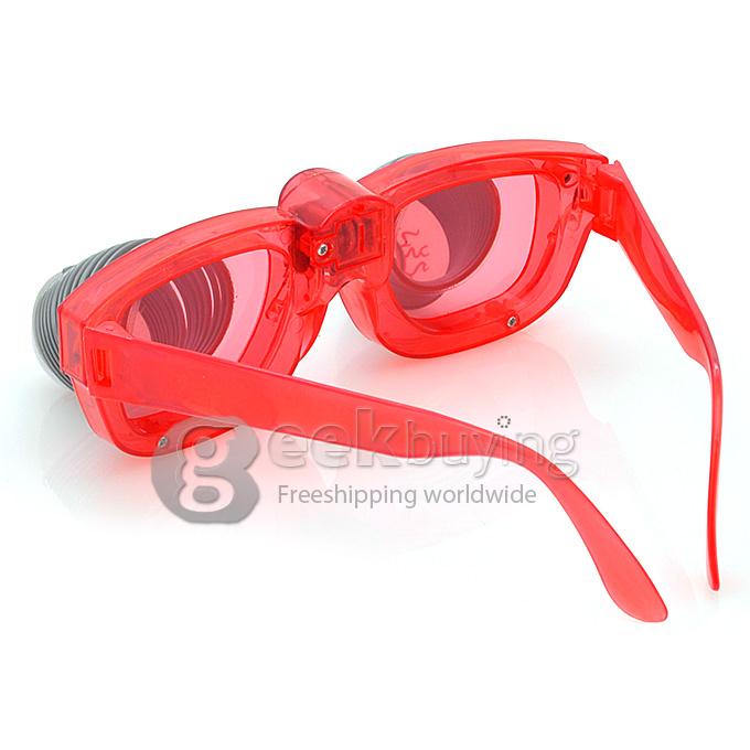 6-LED Flashing Bobble Eye Ball Glasses for Halloween (Color Assorted)