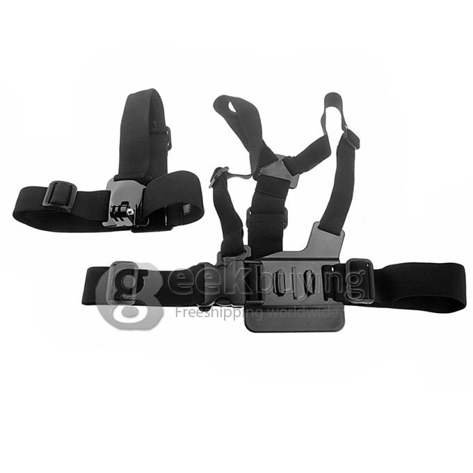 DZ-59 Chest Band and Head Band for Xiaomi YI SJCAM MGCOOL Drift GoPro Hero 1 / 2 / 3 / 4