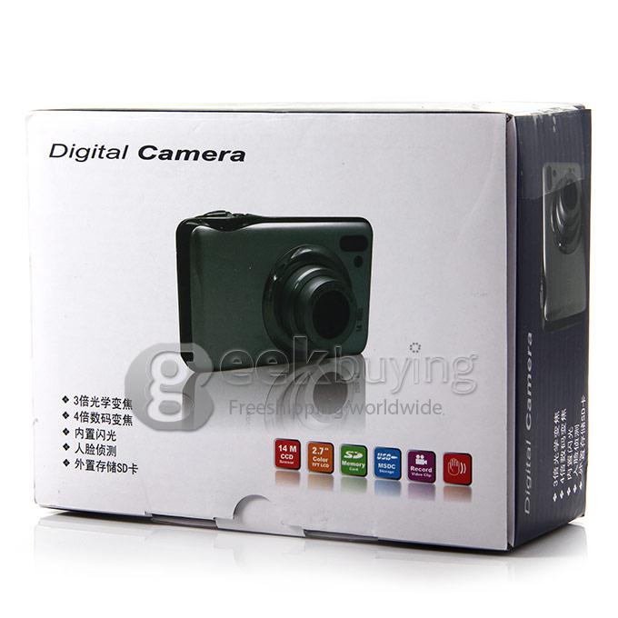 R5 Digital Video Camera with 4X Digital Zoom 3x Optical Zoom / 2.7 Inch TFT LCD - Silver + Black
