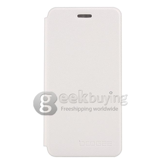 Brand New Protective Cover Flip Stand Leather Case for DOOGEE DG800 - White
