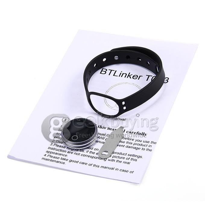 BT-Linker Intelligent Wristband Health Bracelet Heart Rate Monitor UV Temperature Detection Sleep Monitor Activity