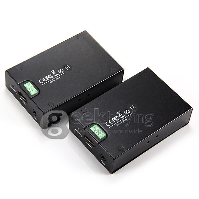 Full HD 1080P HDMI Extender Over Single CAT5e/6 50m UTP Cables with Dual IR Control