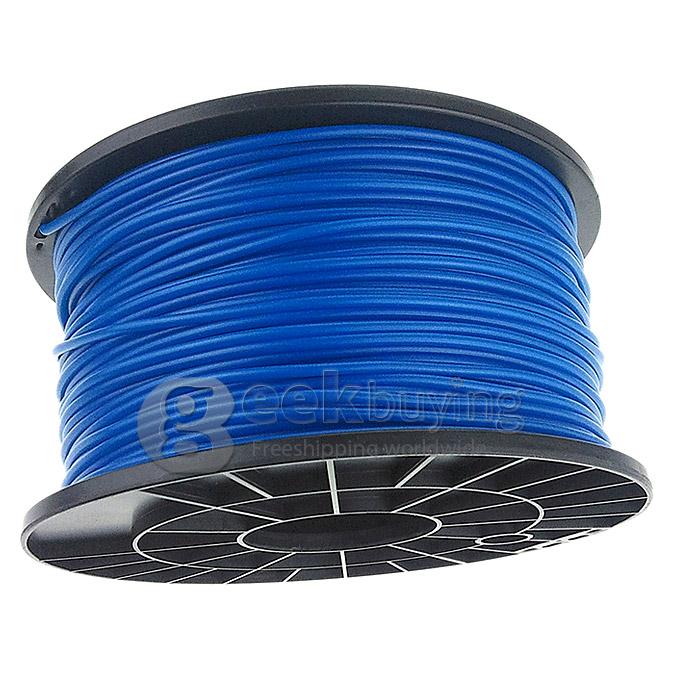 Heacent P003 3D Printer Material PLA Filaments Consumables Plastic Cable 3MM 1KG - Transparent Blue