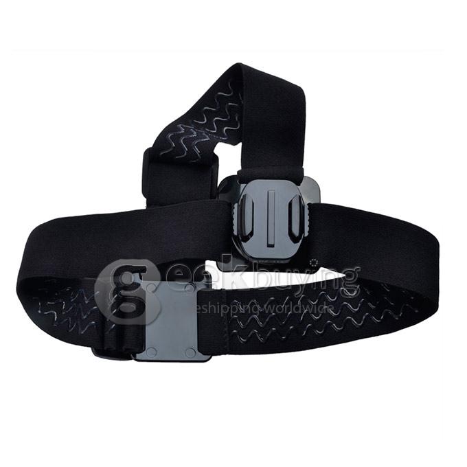 DZ-313 360 Degrees Turn Elastic Head Strap Adjustable Head Belt Mount for Gopro Hero 4/3/2/1 Tronsport