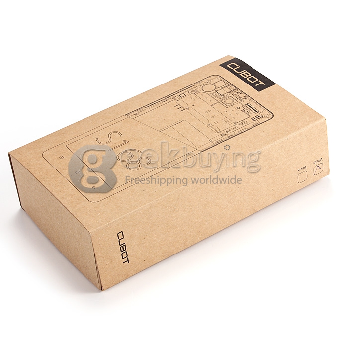 Cubot S168 MTK6582 Quad Core 1.3GHz Smartphone 5.0 inch Android 4.4 1GB RAM 8GB ROM WiFi GPS 3G QHD IPS - White