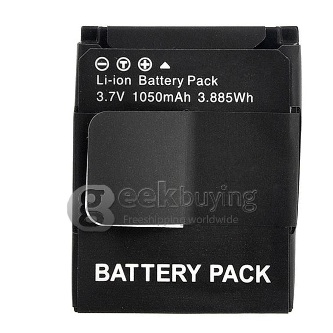 Rechargeable Li-ion Battery 3.7V 1050mAh AHDBT-301 Battery Pack for Gopro Hero 3/3+ KEECOO
