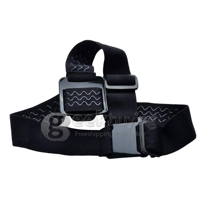 DZ-313 360 Degrees Turn Elastic Head Strap Adjustable Head Belt Mount for Gopro Hero 4/3/2/1 Tronsport