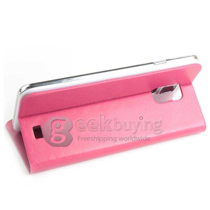 Brand New Protective PU Leather Hard Case Cover Shell for Doogee DG310 - Pink