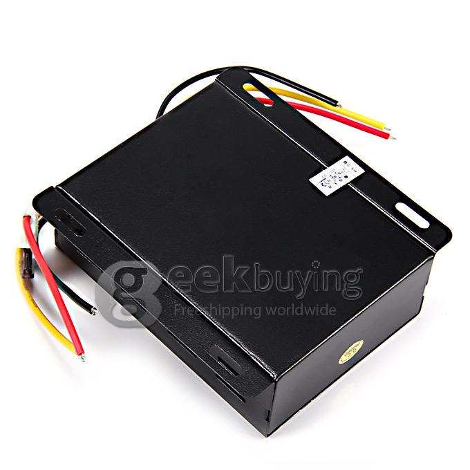 Universal DC 24V to 12V 15A Car Power Converter Supply Transformer - Black