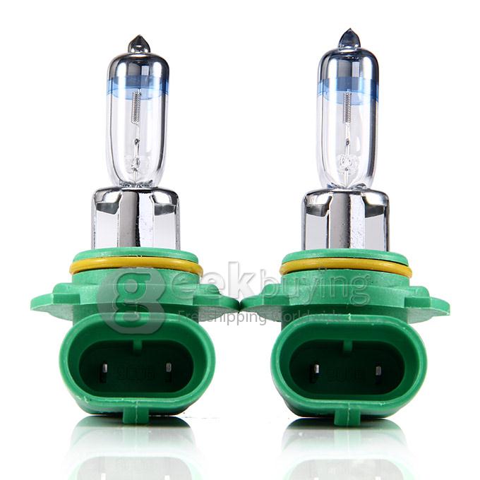2Pcs 9006 55W 12V Super White Light Halogen Bulb Car Headlamp / Foglight