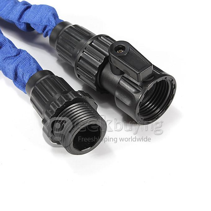 100FT Home Garden Flexible Natural Latex Water Pipe - Blue