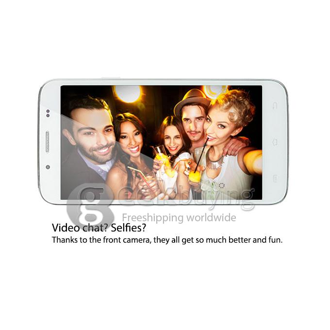 OTIUM S5 MTK6582 Quad Core 1.3GHz 5.0 Inch Android 4.4 OS Smartphone 4GB ROM 5.0MP Dual Camera Dual SIM IPS 3G GPS-White