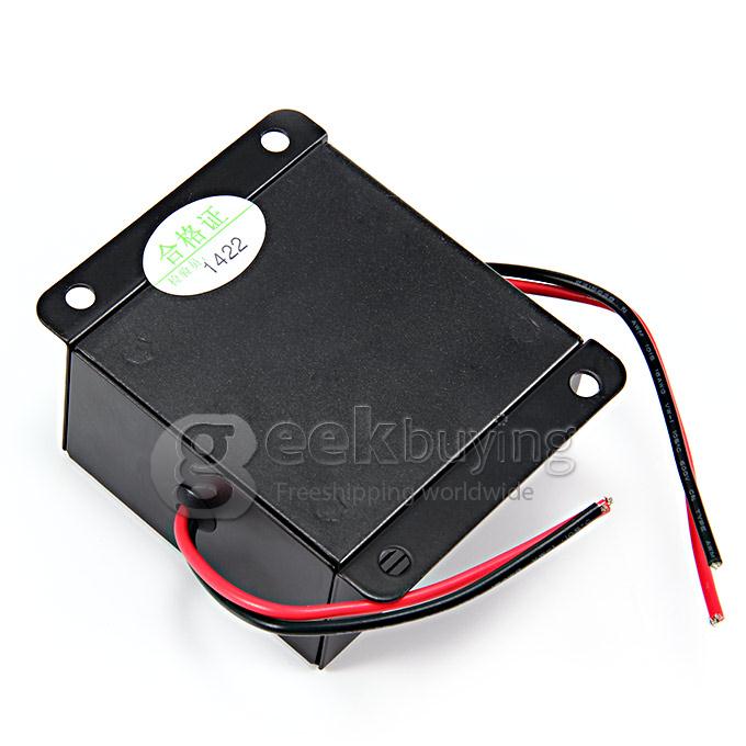 JD1205B DC 24V to 12V Car Power Supply Transformer Converter - Black