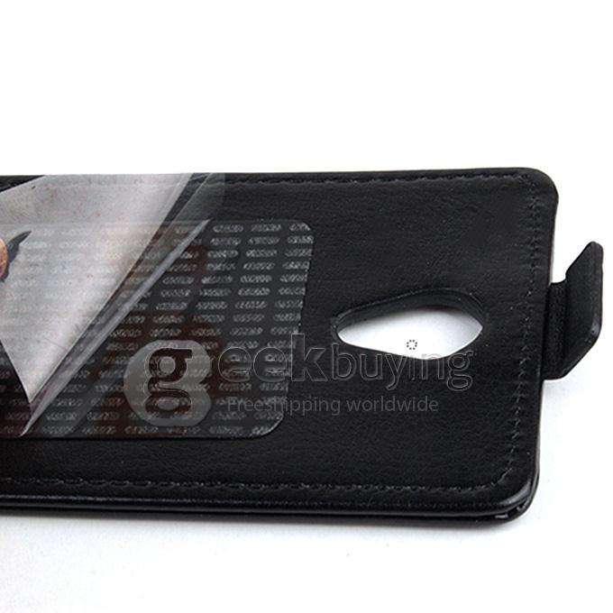 Protective PU Leather Hard Case Up & Down Filp Cover Shell for THL L969 - Rose