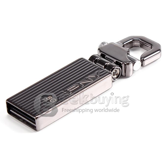 PNY Transformer 8GB USB 2.0 U Disk Memory Stick USB Drive Flash Drive - Silver