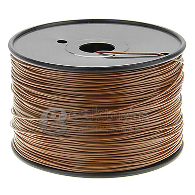 Heacent A003 3D Printer Material ABS Filaments Consumables 3mm 1kg Plastic Cable - Brown