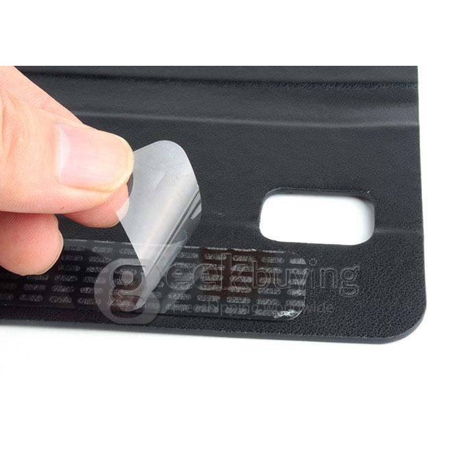 Brand New Protective PU Leather Hard Case Cover Shell for Doogee DG310 - Black