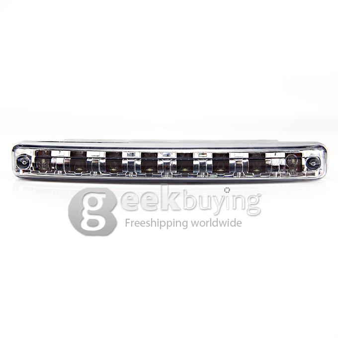 Universal White 8-LED Multiple Flash Modes Daytime Running Fog Lights for Car (Pair)