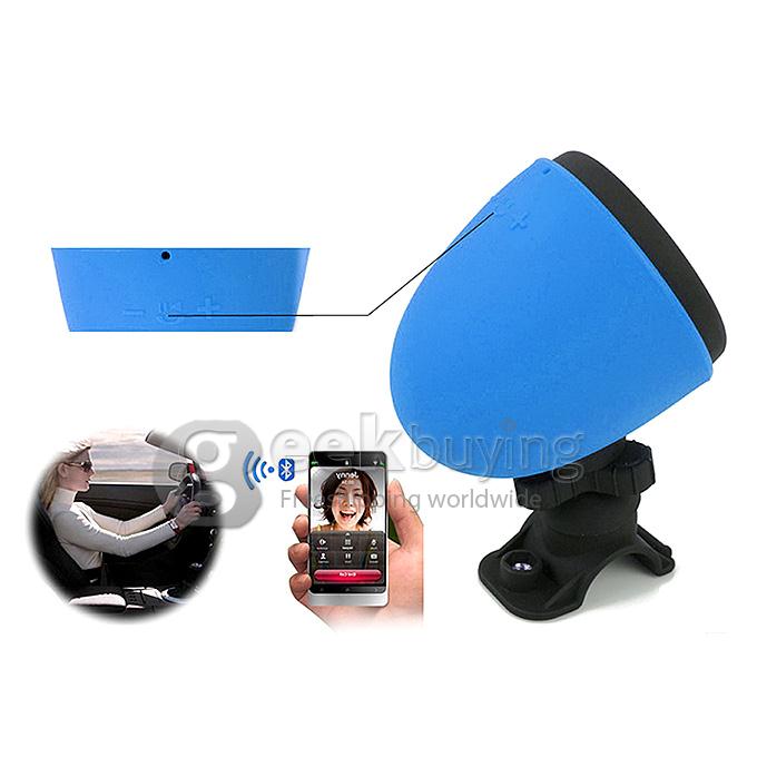 Outdoor Motorcycle/Bicycle Wireless Bluetooth 3.0 Speaker with Mic & Mount for iPhone6 Samsung Note4 LG - Blue