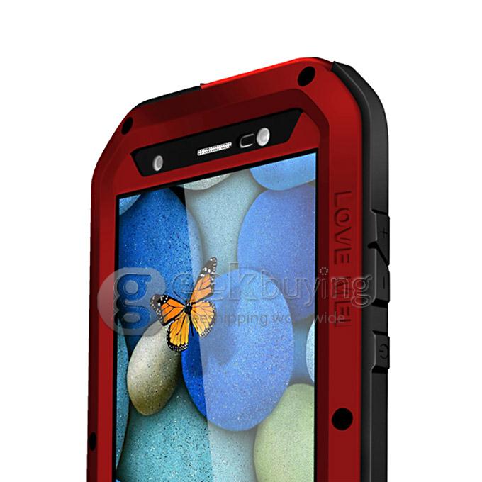 Love Mei Multifunctional Phone Case Tempered Glass Shockproof Dustproof Protective Cover for VIVO XSHOT - Red