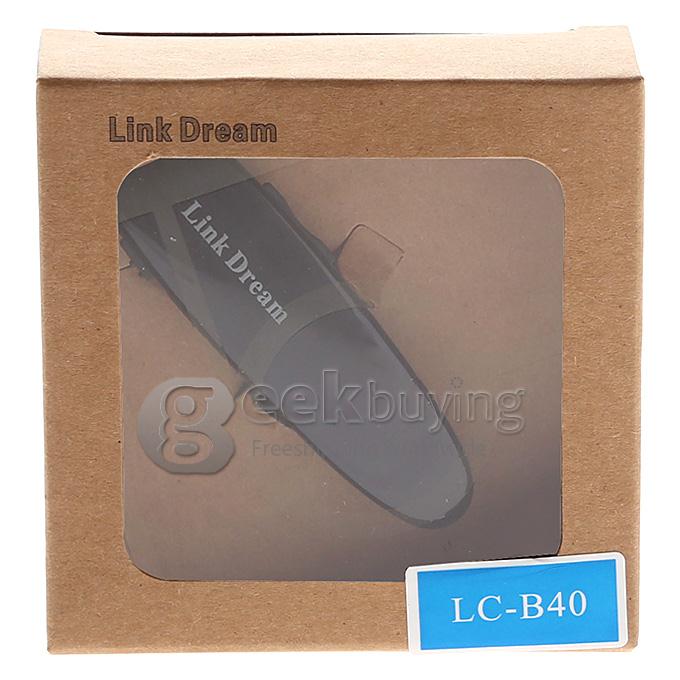 LC-B40 Sports Stereo Wireless Bluetooth 4.0 Headset Earphone for Phone iPhone Galaxy Mobile Phone - Black