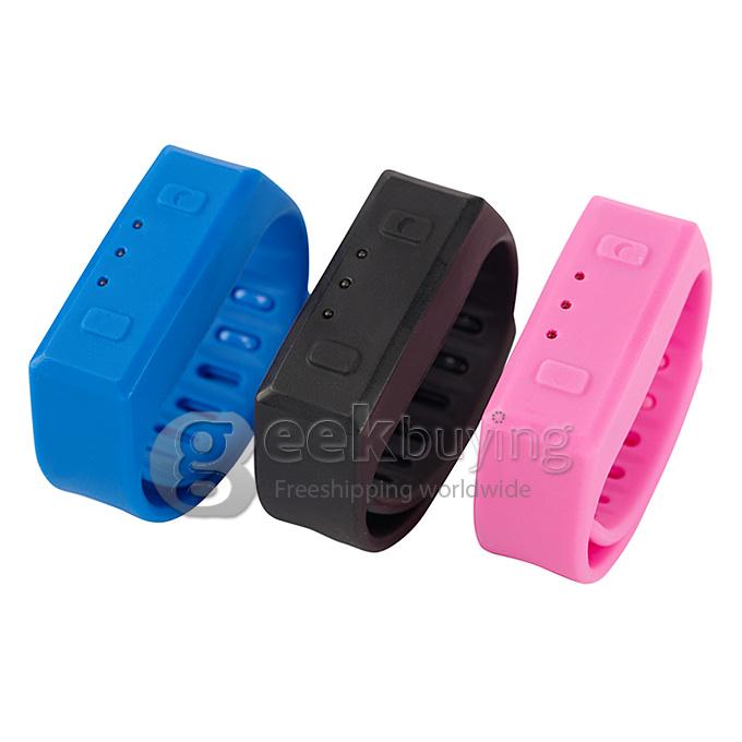 LC Healthy Smart Anti-Theft Sport Bluetooth 4.0 Wrist Band Bracelet Hand Ring for Android IOS - Black