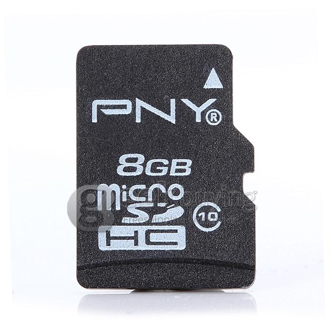 PNY Class 10 High Speed 8GB TF Card Micro SDHC SD TransFlash TF Memory Storage Card
