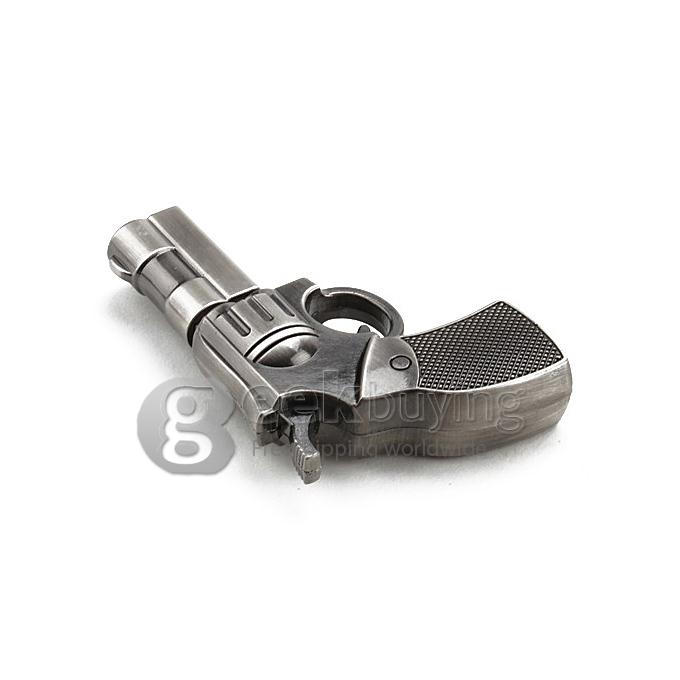Pistol Shaped 8GB USB 2.0 Flash Memory Pen Drive Stick U Disk for PC Notebook Computer - Black