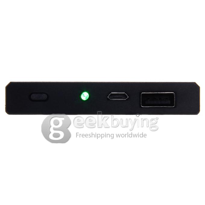 5000mAh 5V/2A Solar Charger Panel Power Bank External Battery for Cell Phone Mobile Device - Blue