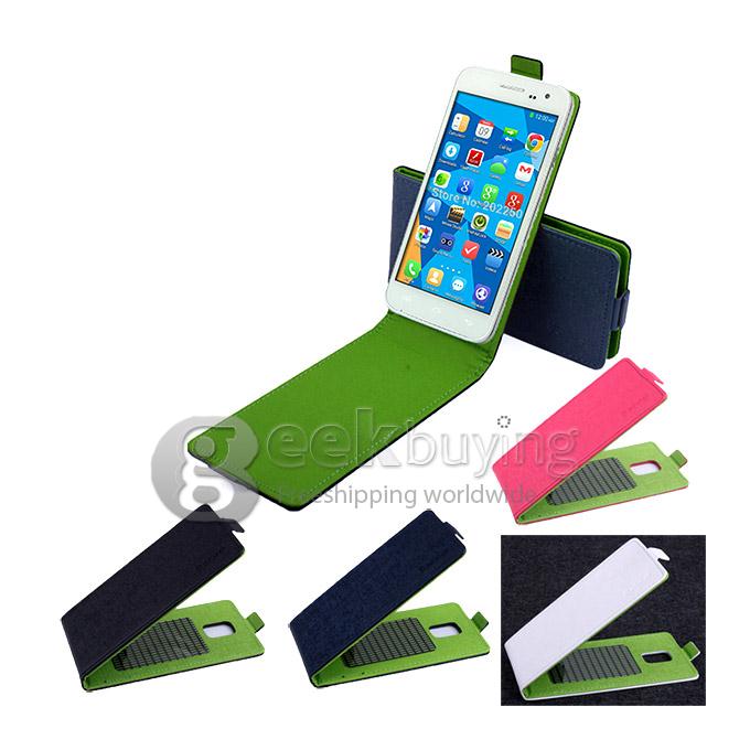 Protective PU Leather Hard Case Cover Shell for DOOGEE DG310 - Pink