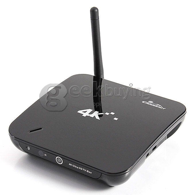Cloudnetgo CR12S RK3288 Quad Core 1.8GHz Android 4.4 Mini TV Box HDMI HDD Player 2G/8G 2.4G/5G WIFI 2.0MP Camera Mic BT DLNA AlbappTV - Black