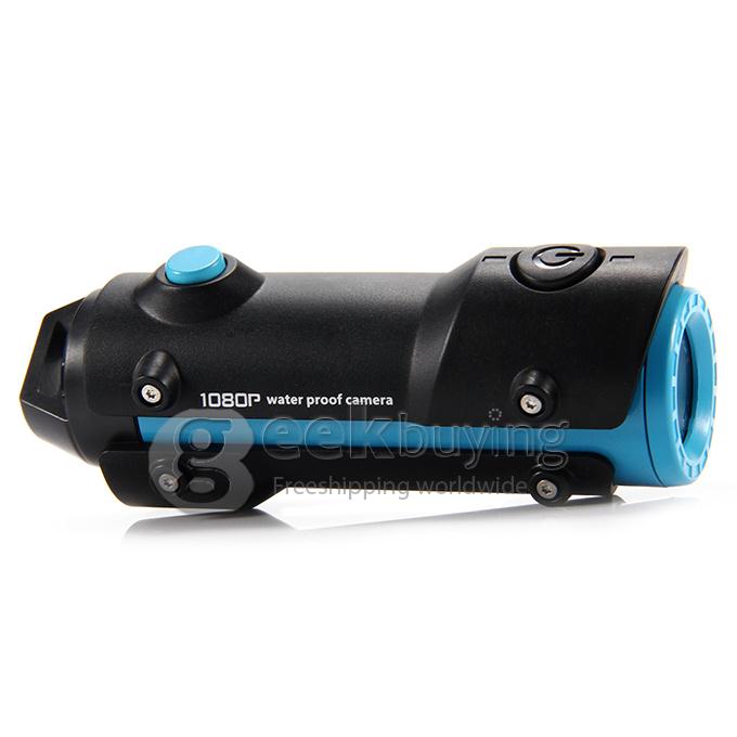 S10W WIFI Sport Camcorder Full HD 1080p 130 Degree Mini Portable Waterproof Outdoor Action Helmet Sport Camera - Black