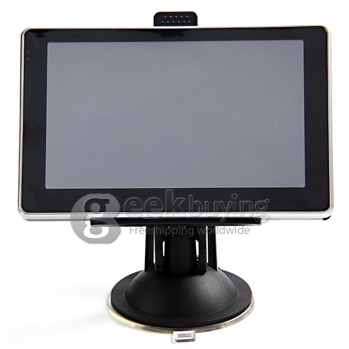 BT-504 5.0 inch Resistive Screen WinCE 6.0 Car GPS Navigator 4GB European Map - Black