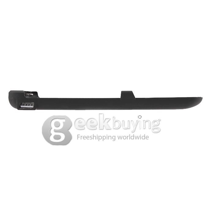 10000mAh External Power Bank Case Charger Battery Stand Backup for iPhone 6 Plus - Black