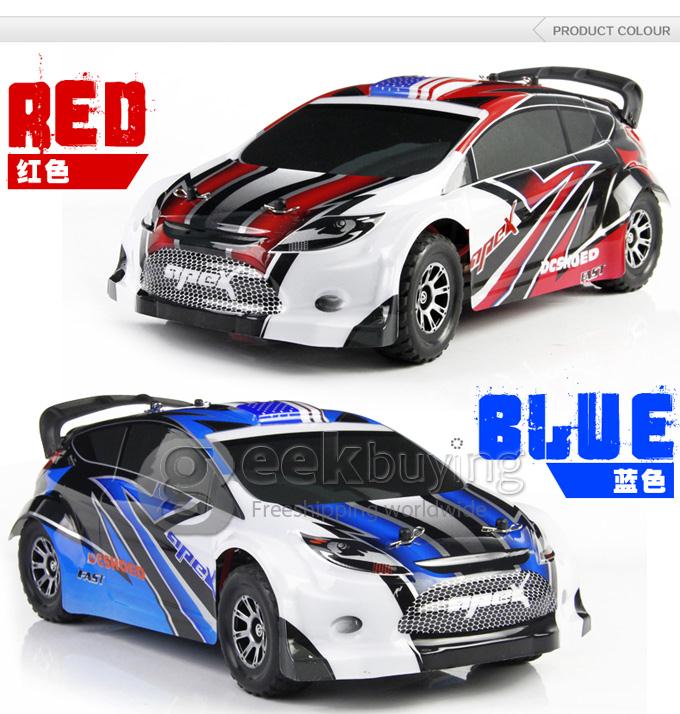 Wltoys A949 1:18 Scale 4WD High Speed Electric Rally Car Stunt Off-road RC Car with 2.4Ghz Transmitter - Red