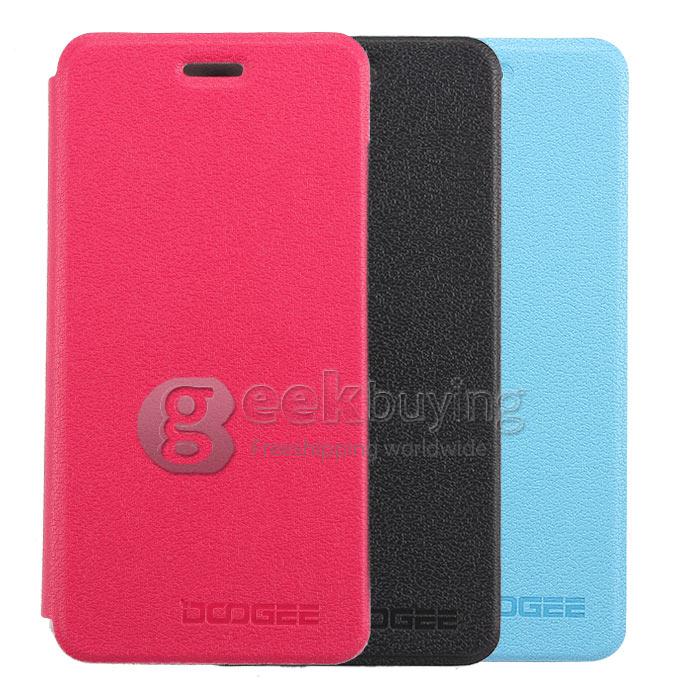 Brand New Protective Cover Flip Stand Leather Case for DOOGEE DG800 - Black