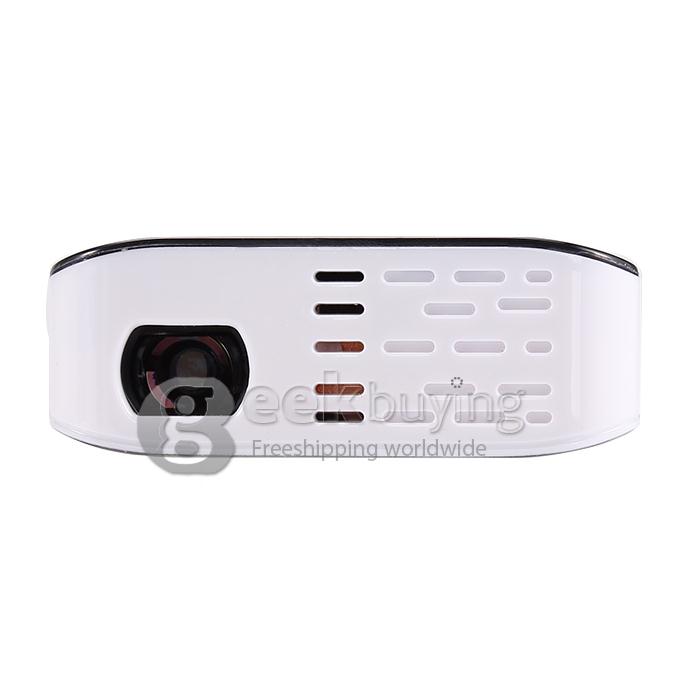 BP-M300 Android 4.1 Dual Core Wi-Fi 80LM Micro Multimedia DLP HD Projector PC 1G/4G - Black + White